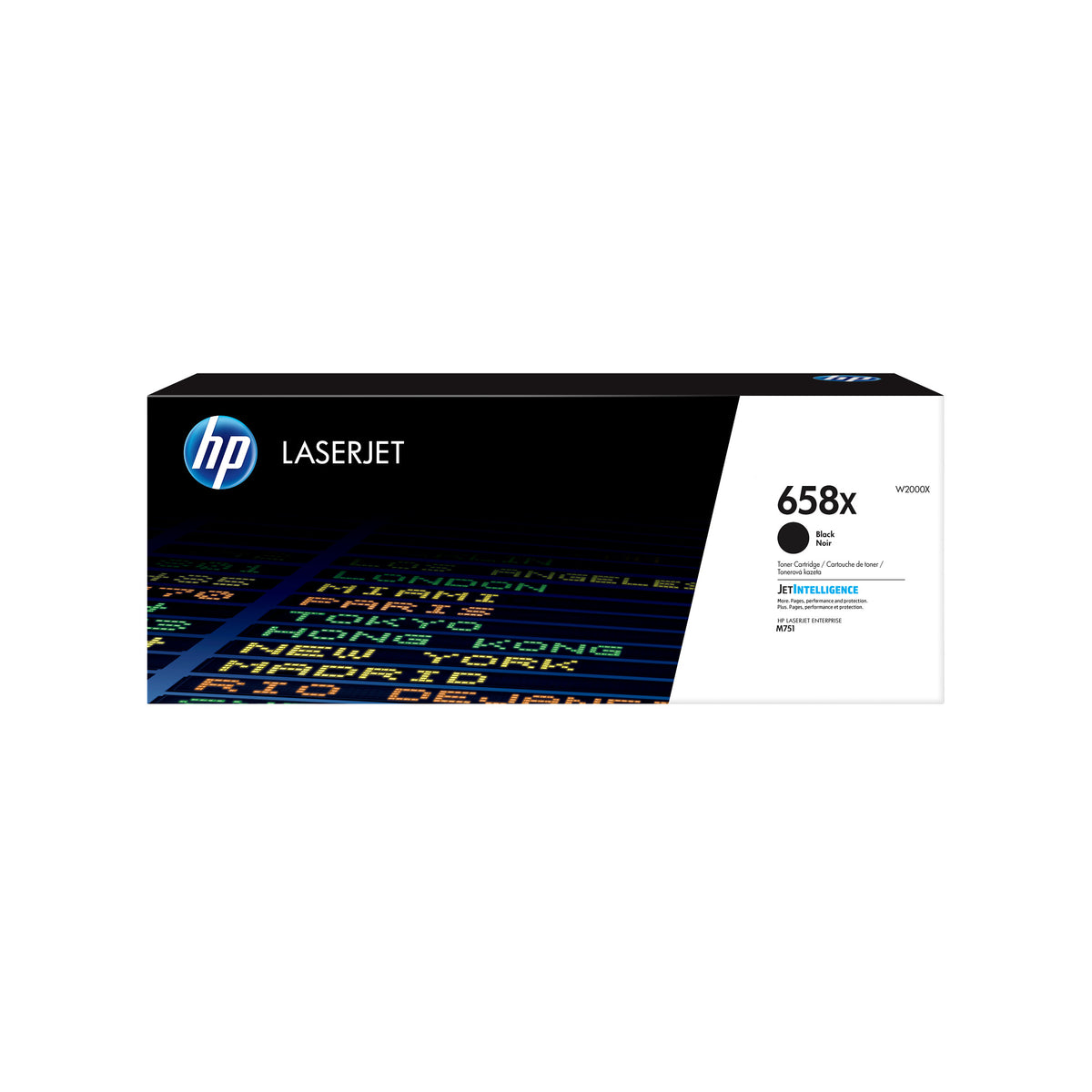 HP 658X High Yield Black Original LaserJet Toner Cartridge