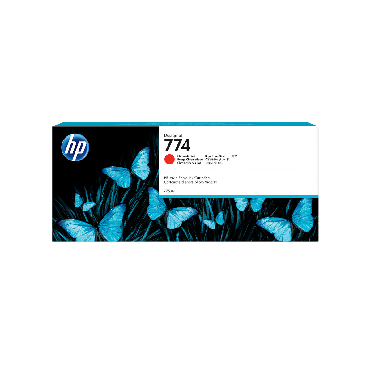 HP 774 775-ml Chromatic Red DesignJet Ink Cartridge