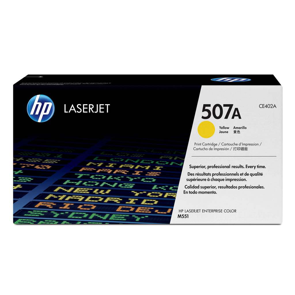 HP 507A Yellow Original LaserJet Toner Cartridge for US Government