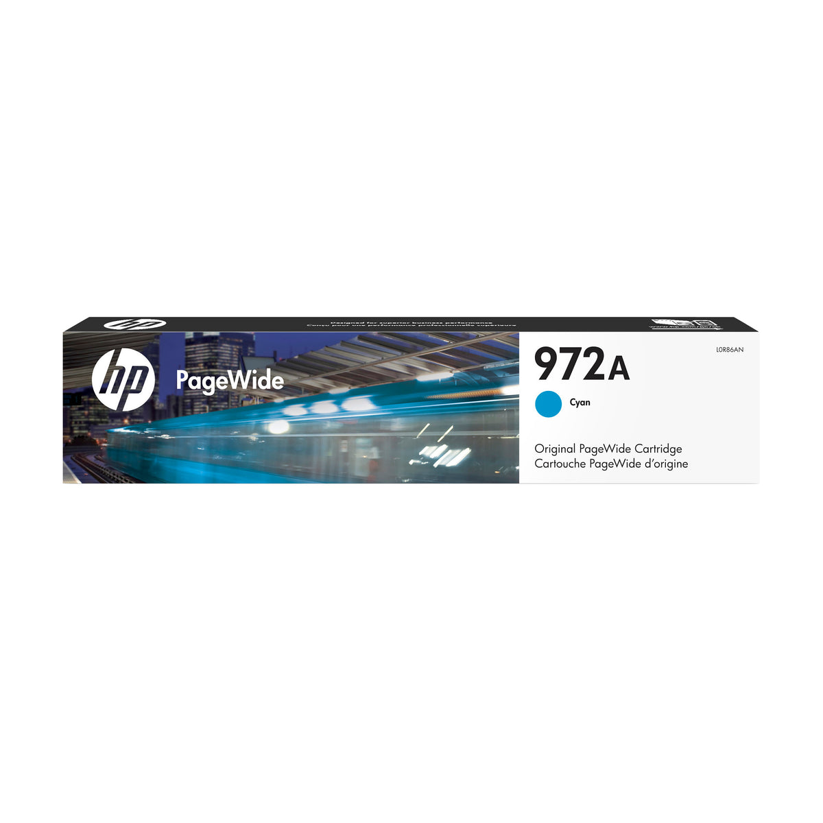 HP 972A Cyan Original PageWide Cartridge