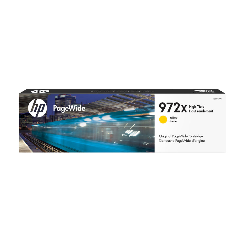 HP 972X High Yield Yellow Original PageWide Cartridge