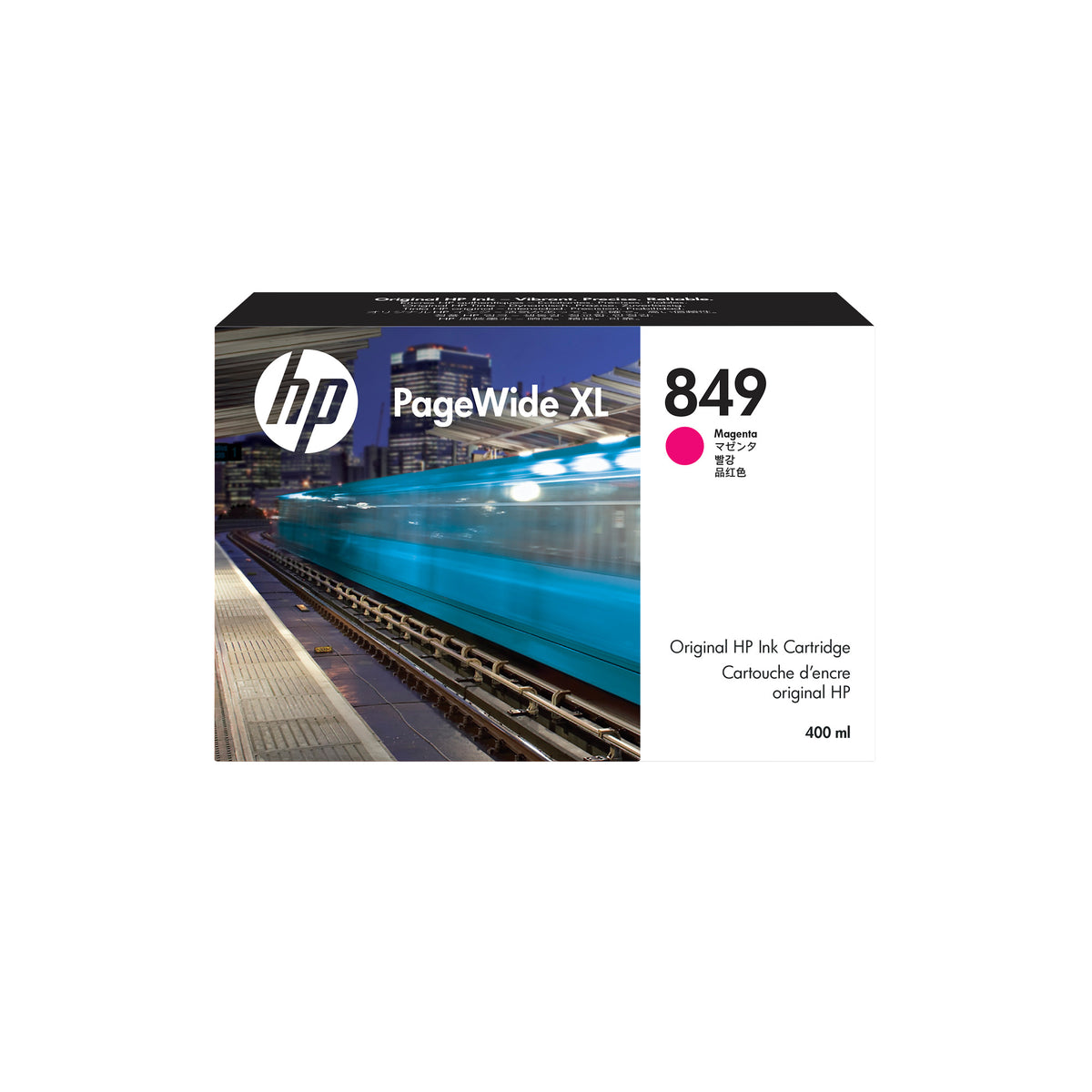 HP 849 400-ml Magenta PageWide XL Ink Cartridge