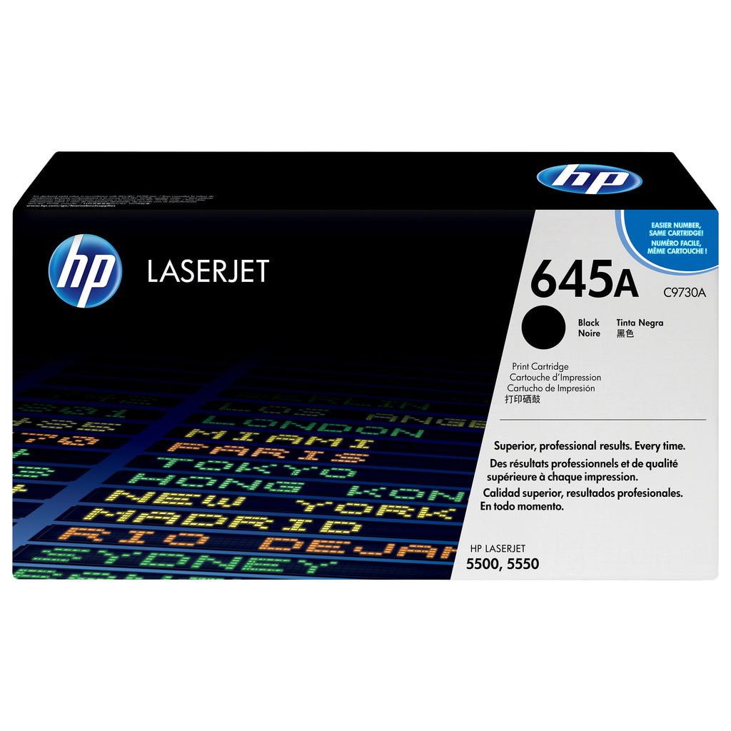 HP 645A Black Original LaserJet Toner Cartridge