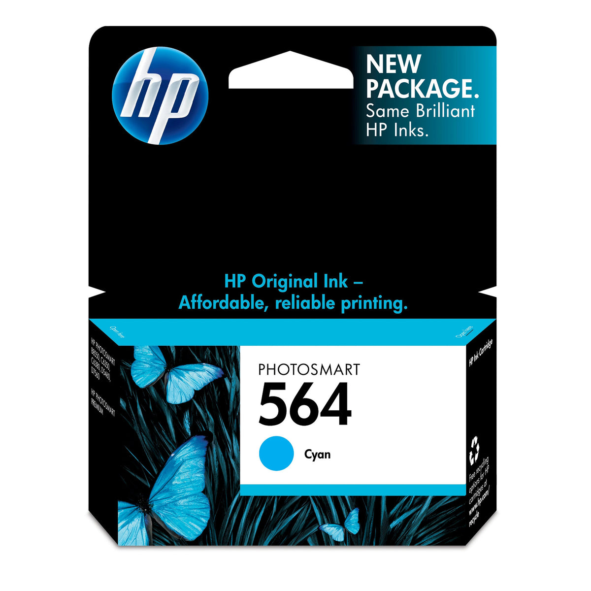 HP 564 Cyan Original Ink Cartridge