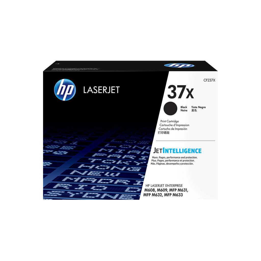 HP 37X High Yield Black Original LaserJet Toner Cartridge