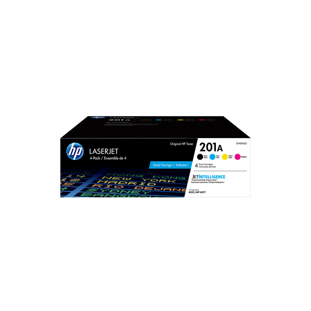HP 201A 4-pack Black/Cyan/Magenta/Yellow Original LaserJet Toner Cartridges