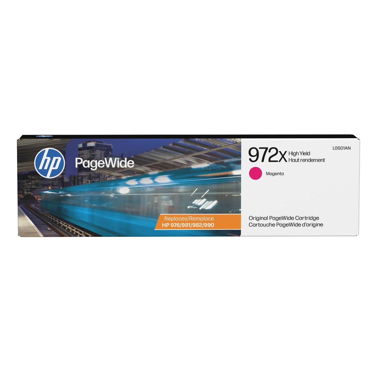 HP 972X High Yield Magenta Original PageWide Cartridge