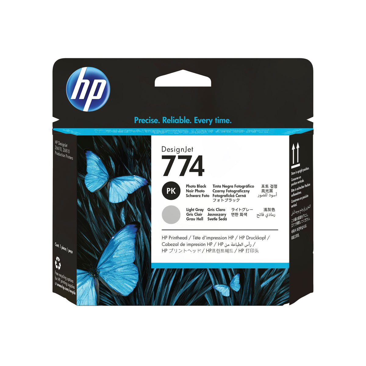 HP 774 Photo Black/Light Gray DesignJet Printhead