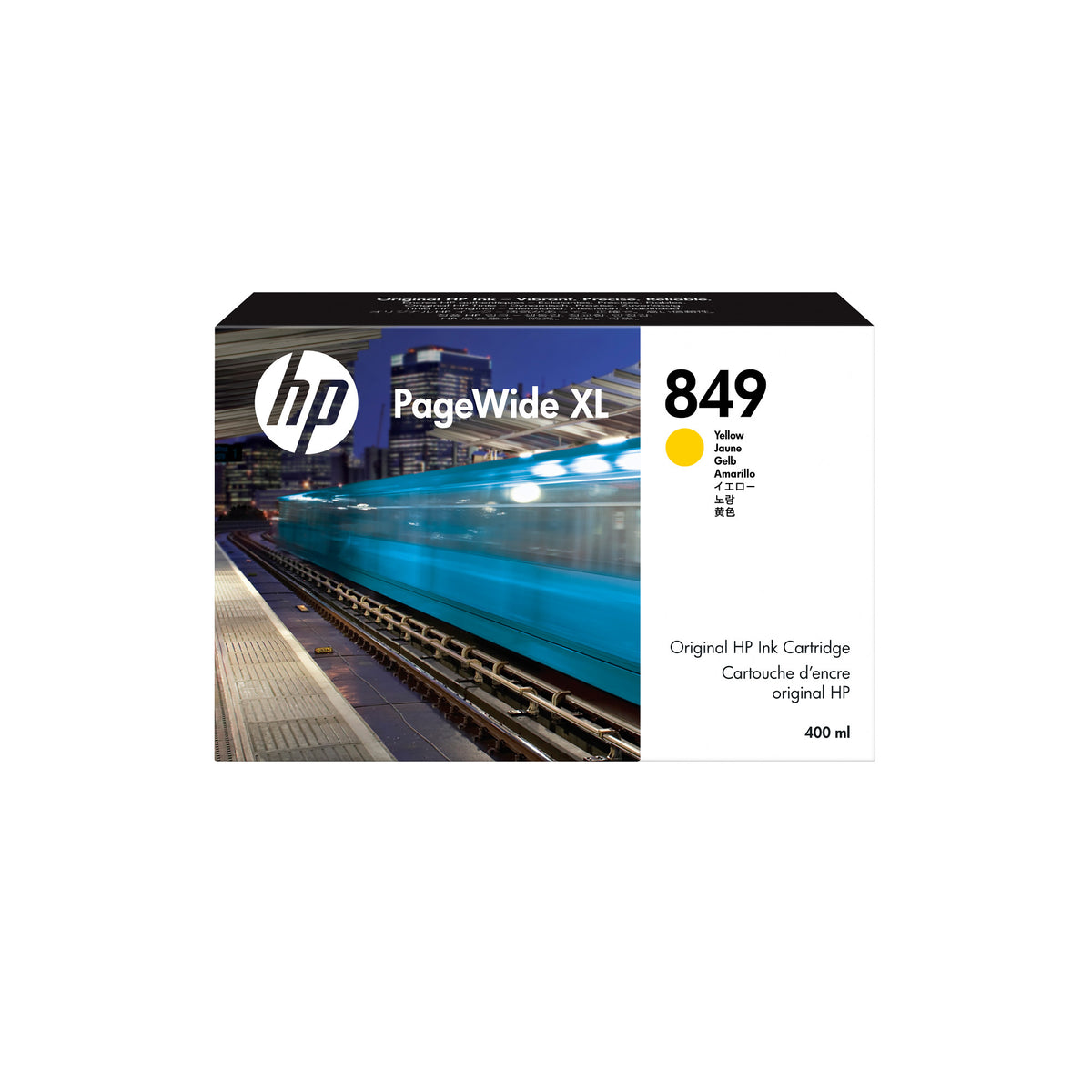 HP 849 400-ml Yellow PageWide XL Ink Cartridge
