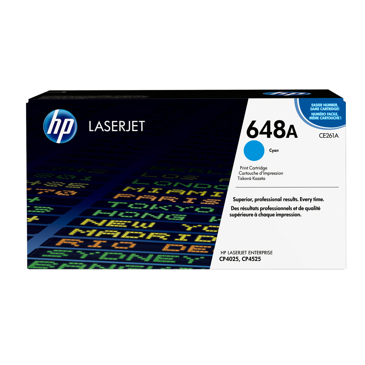 HP 648A Cyan Original LaserJet Toner Cartridge