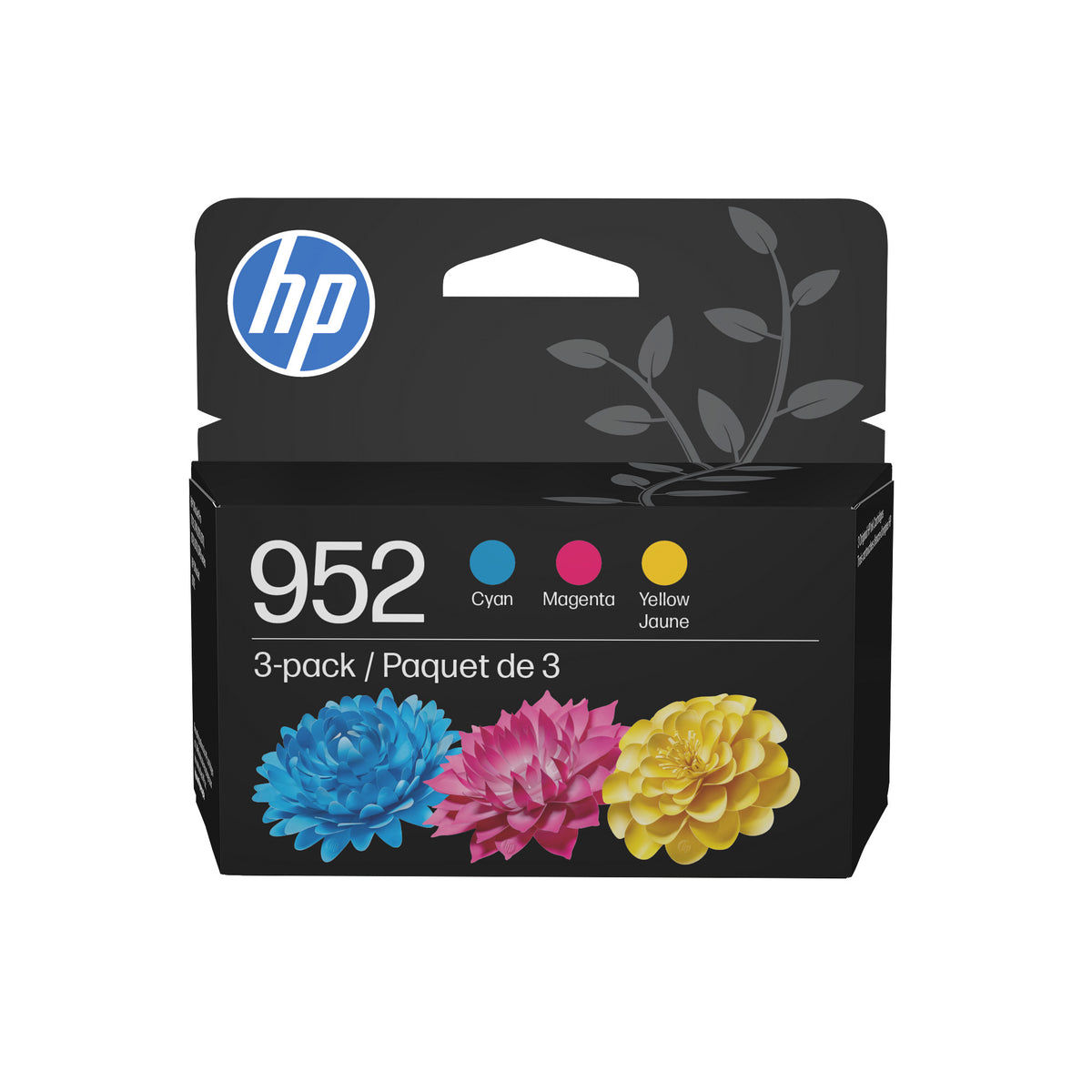 HP 952 3-pack Cyan/Magenta/Yellow Original Ink Cartridges