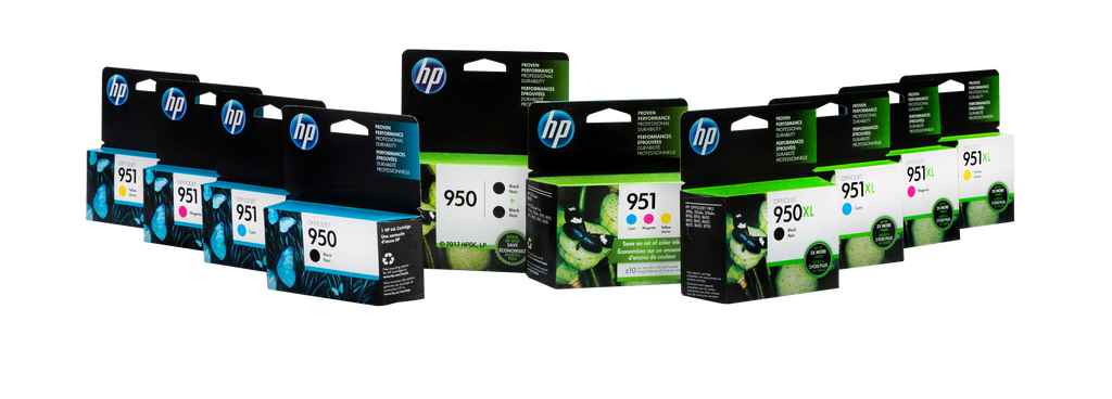 HP 950XL High Yield Black/951 Cyan/Magenta/Yellow 4-pack Original Ink Cartridges