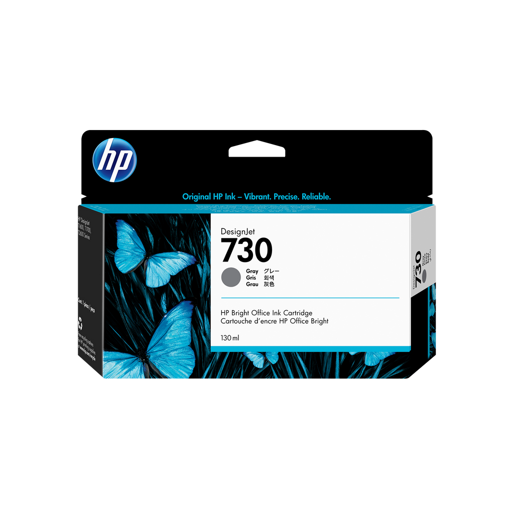 HP 730 130-ml Gray DesignJet Ink Cartridge