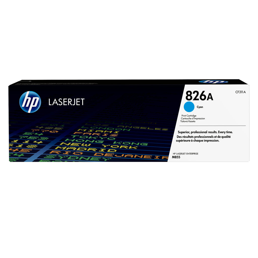 HP 826A Cyan Original LaserJet Toner Cartridge