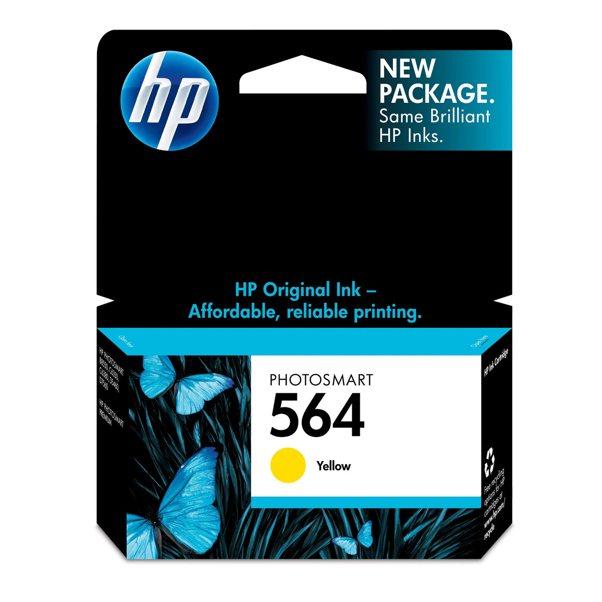 HP 564 Yellow Original Ink Cartridge