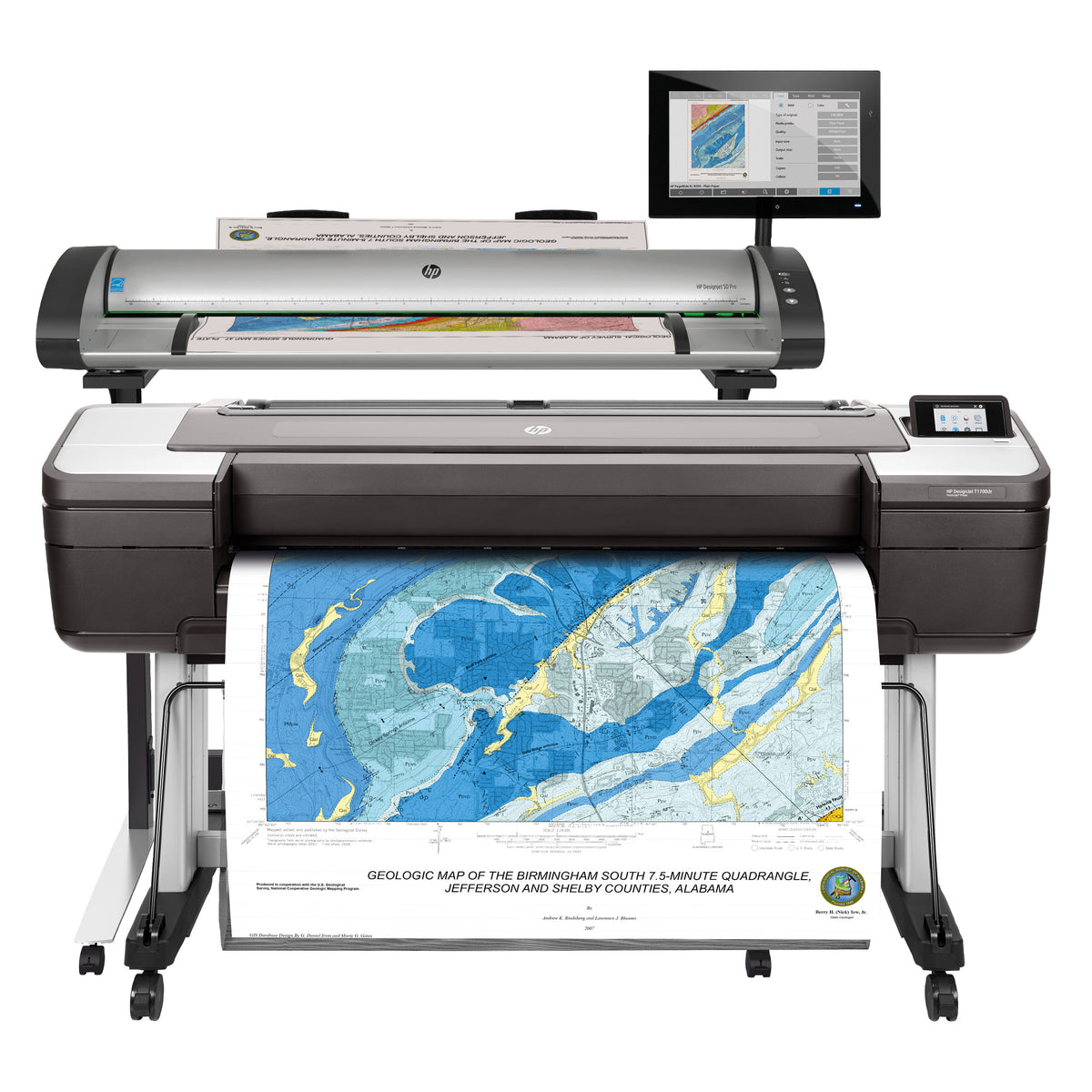 HP DesignJet T1700dr 44-in Printer