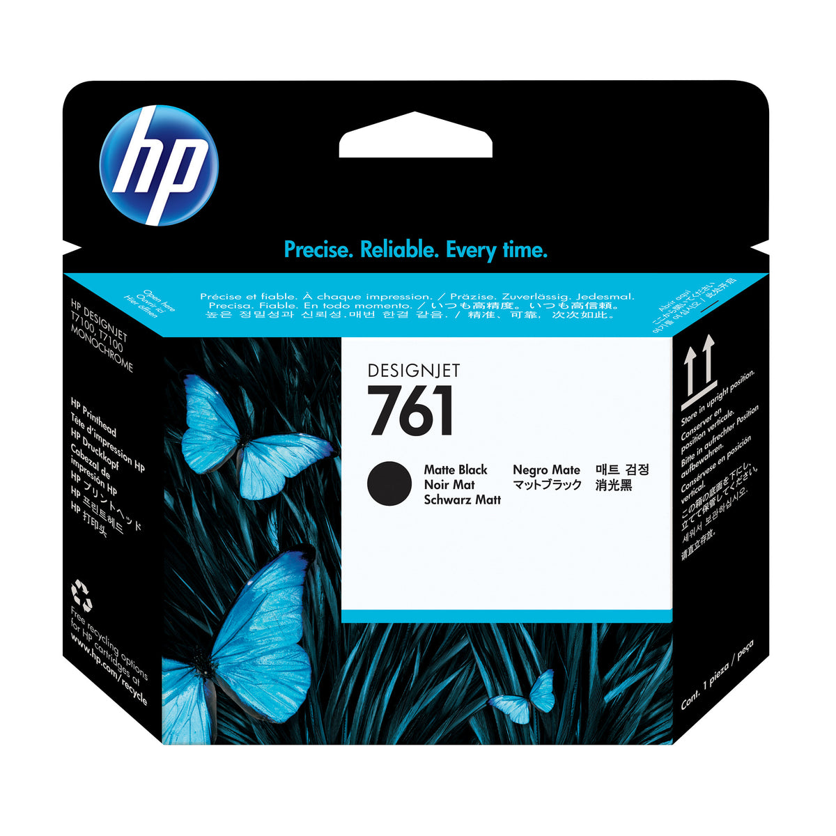 HP 761 Matte Black/Matte Black DesignJet Printhead