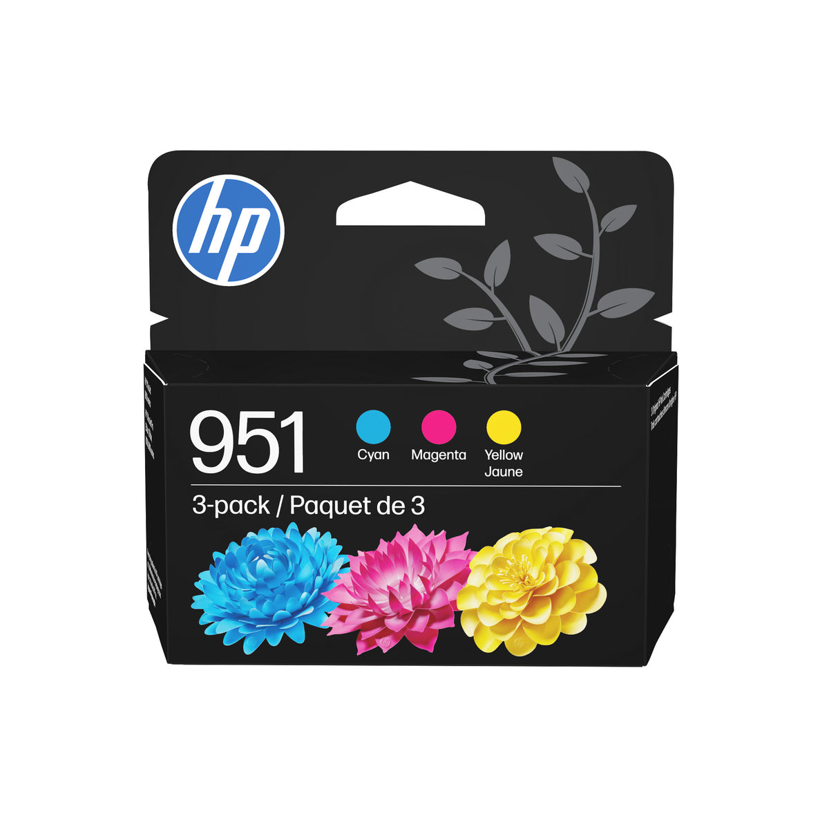 HP 951 3-pack Cyan/Magenta/Yellow Original Ink Cartridges