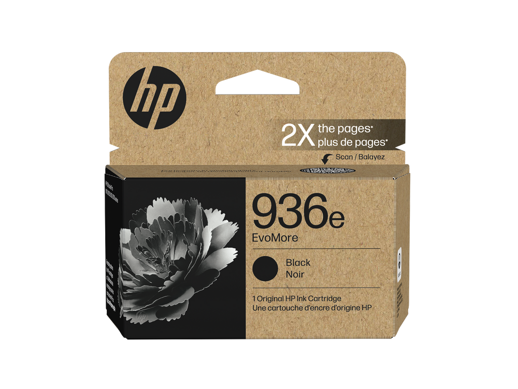 HP 936e EvoMore Black Original Ink Cartridge