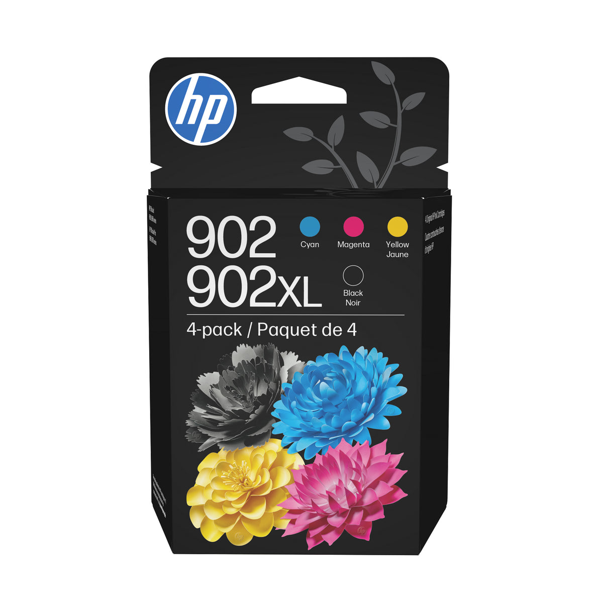 HP 902XL High Yield Black/902 Cyan/Magenta/Yellow 4-pack Original Ink Cartridges