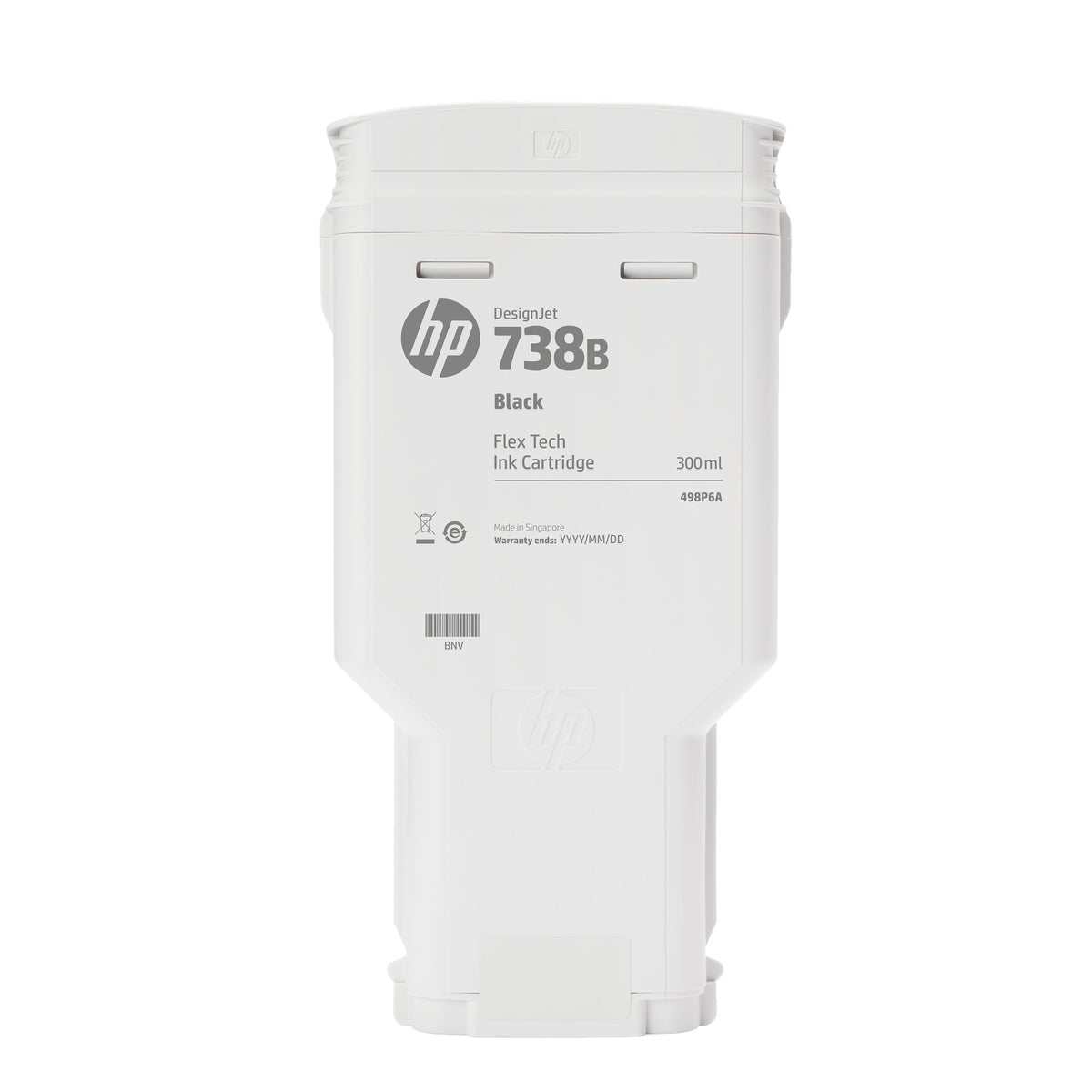 HP 738 300-ml Cyan DesignJet Ink Cartridge