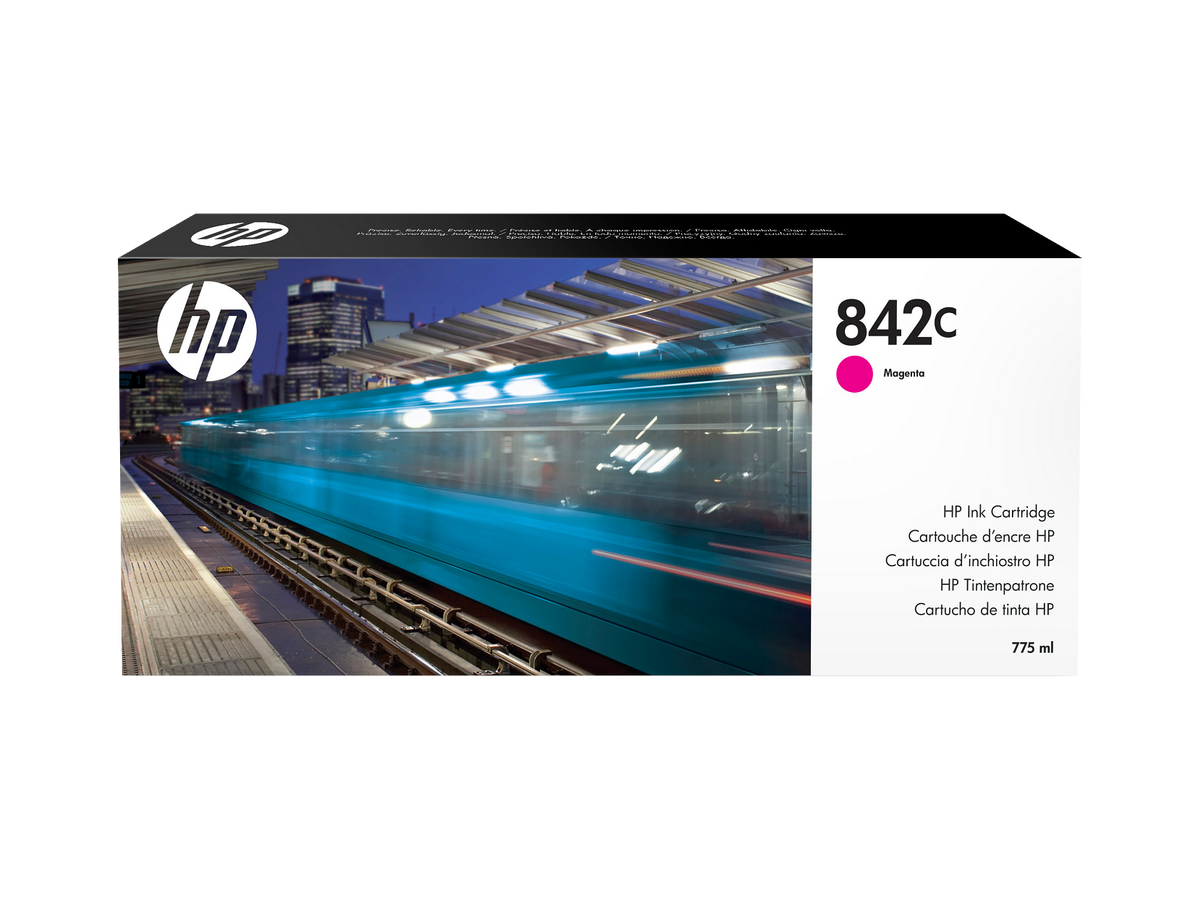 HP 842C 775-ml Magenta PageWide XL Ink Cartridge