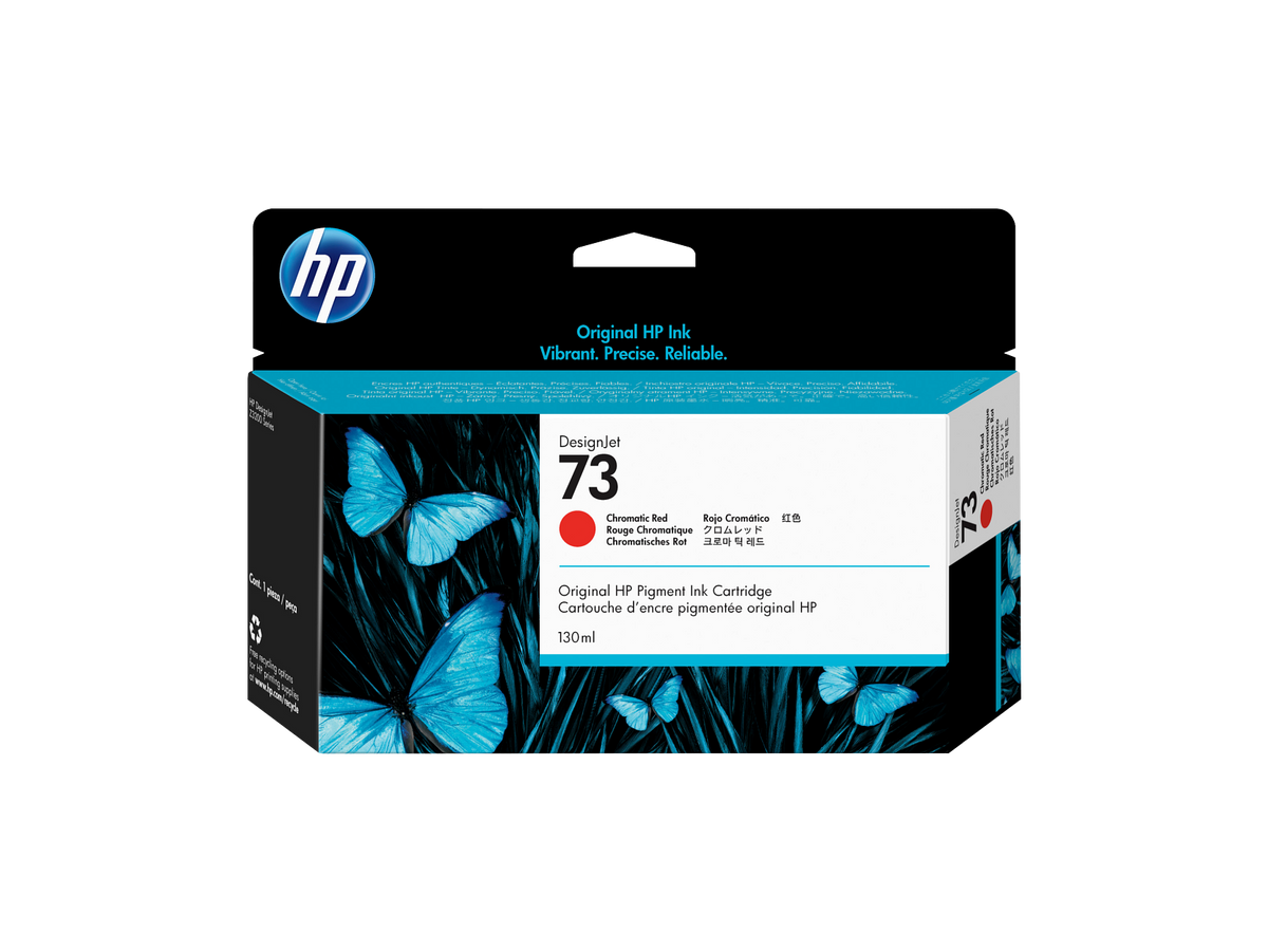 HP 73 130-ml Chromatic Red DesignJet Ink Cartridge