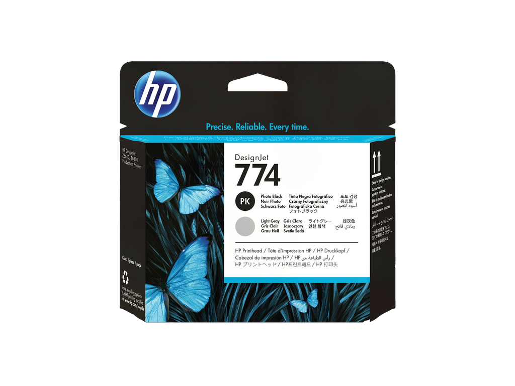 HP 774 Photo Black/Light Gray DesignJet Printhead