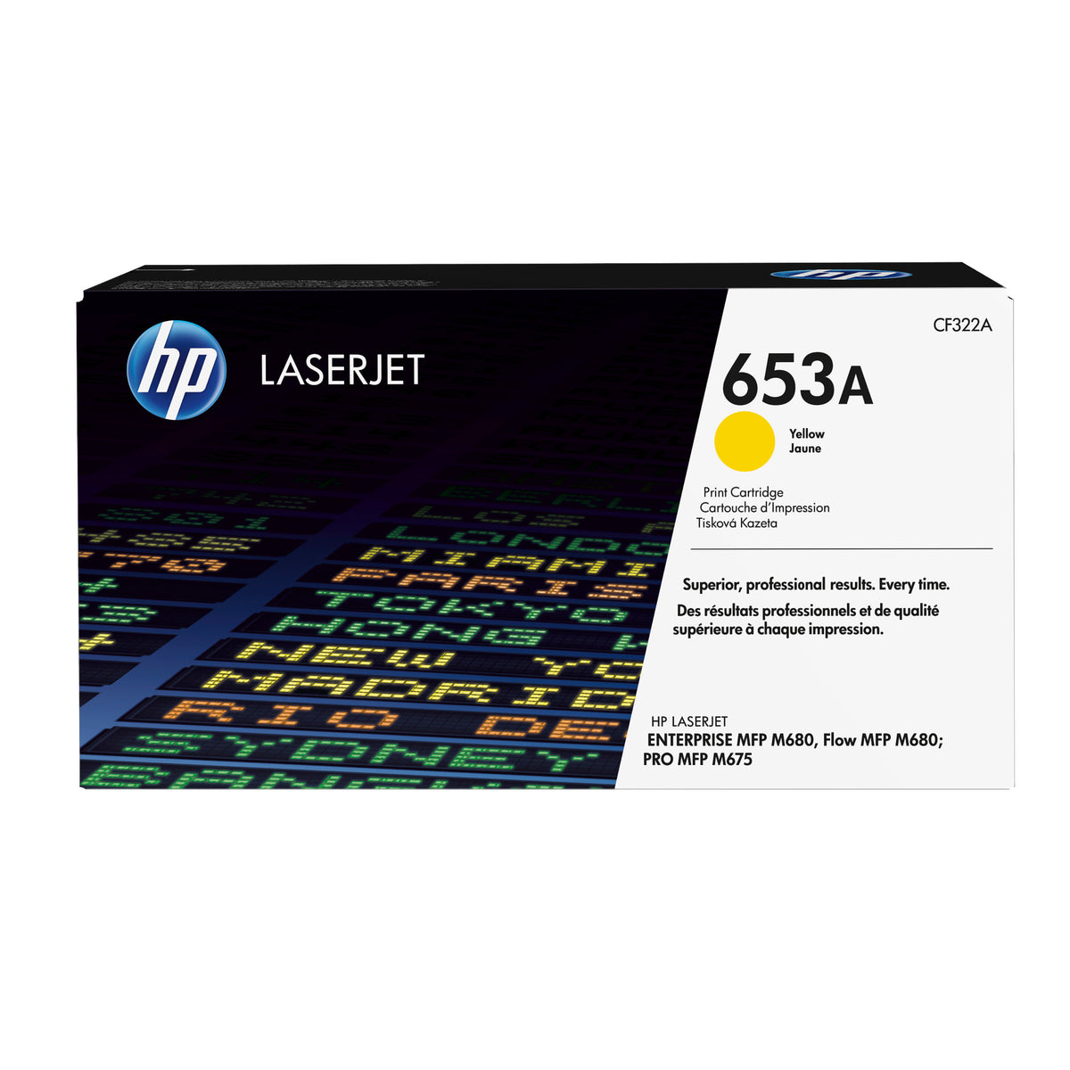 HP 653A Yellow Original LaserJet Toner Cartridge