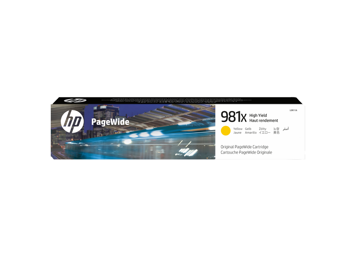 HP 981X High Yield Yellow Original PageWide Cartridge