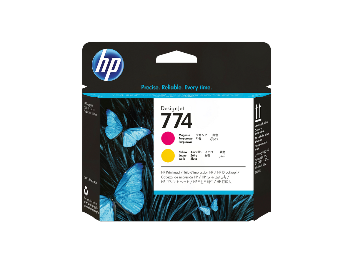 HP 774 Magenta/Yellow DesignJet Printhead