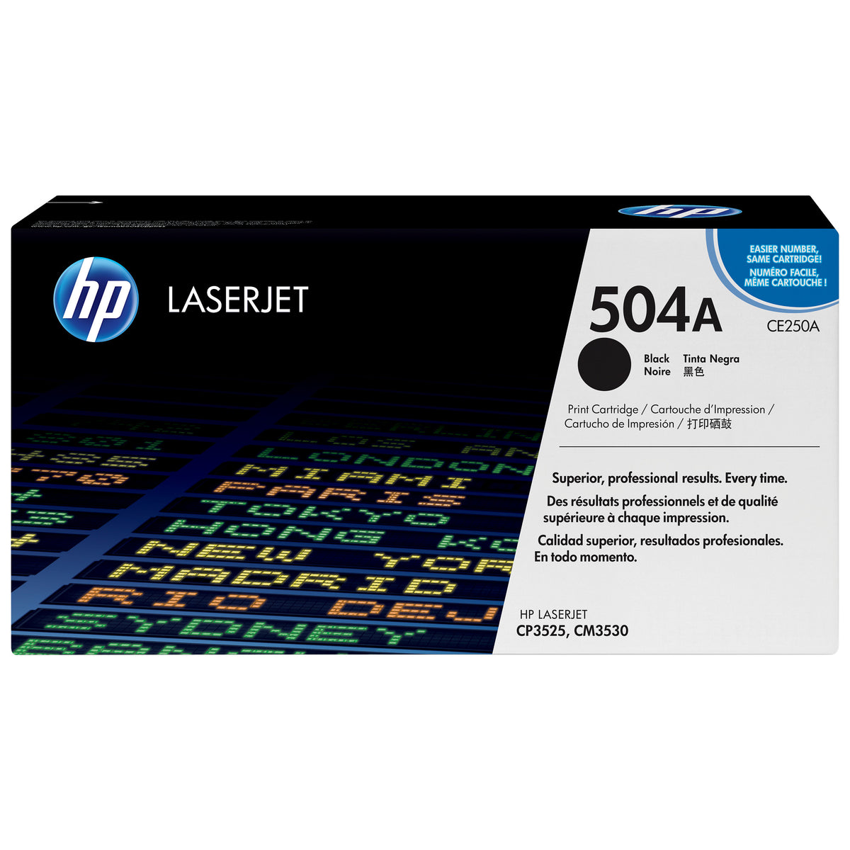 HP 504A Black Original LaserJet Toner Cartridge for US Government