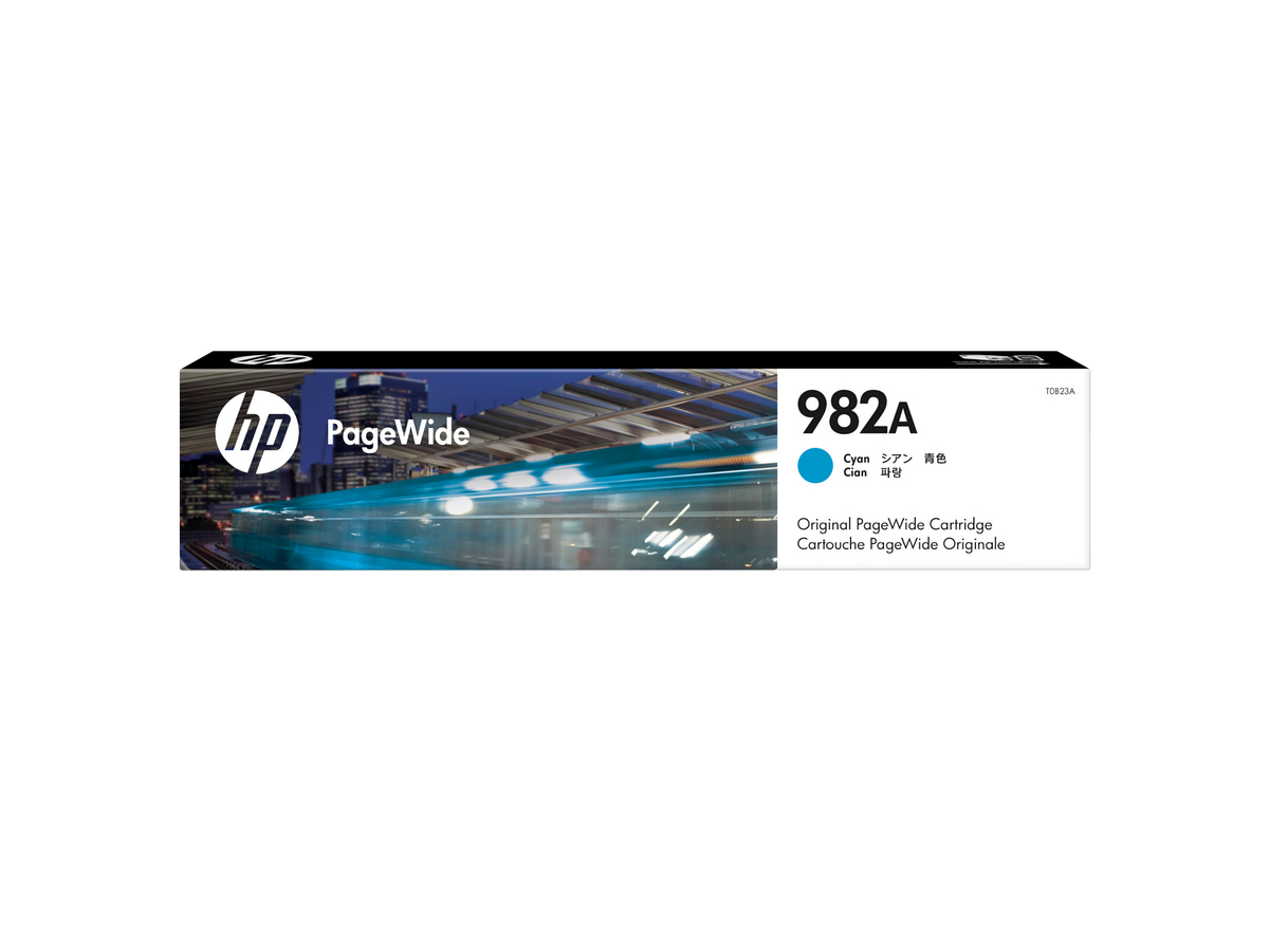 HP 982A Cyan Original PageWide Cartridge