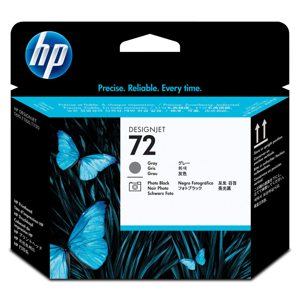 HP 72 Gray and Photo Black DesignJet Printhead