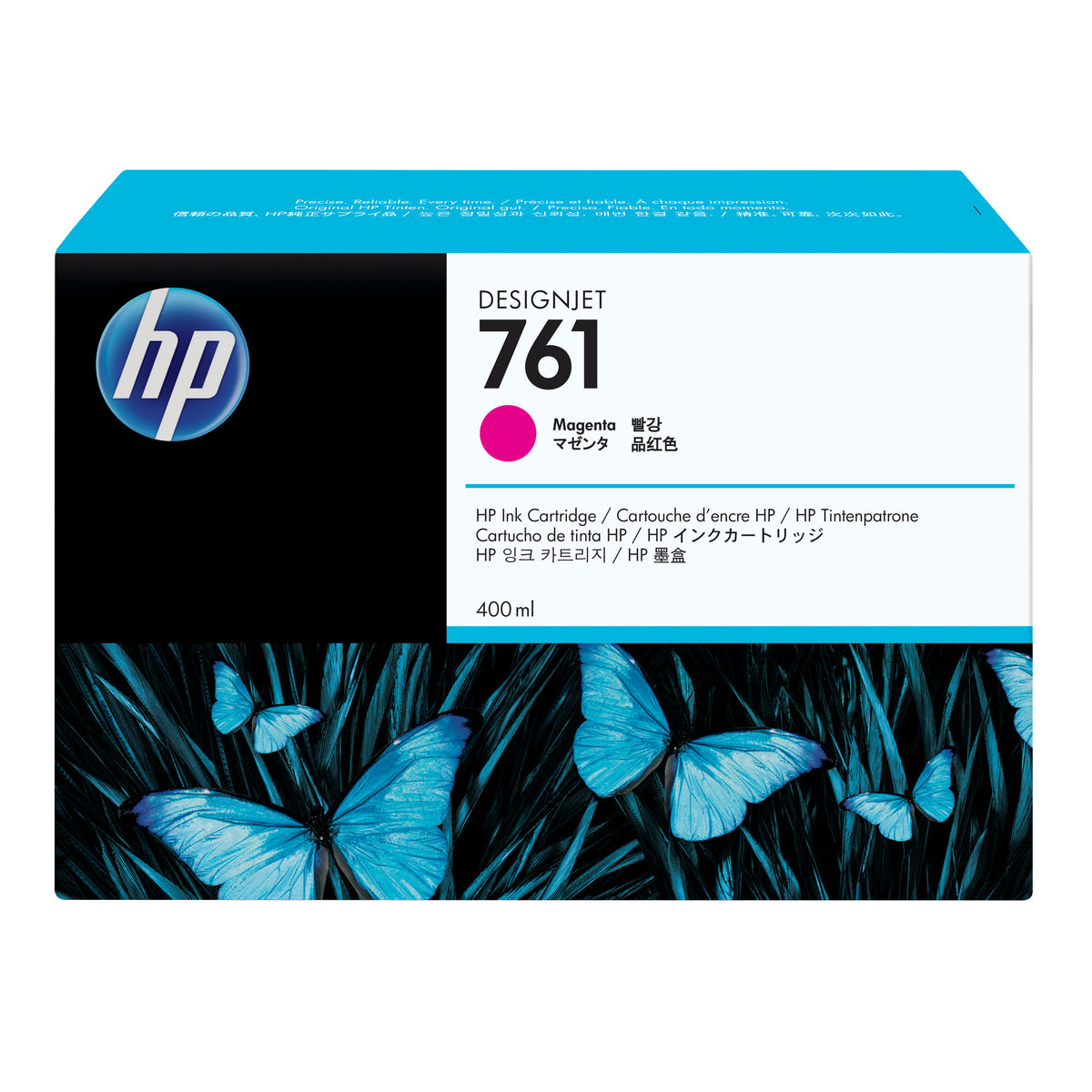 HP 761 400-ml Magenta DesignJet Ink Cartridge