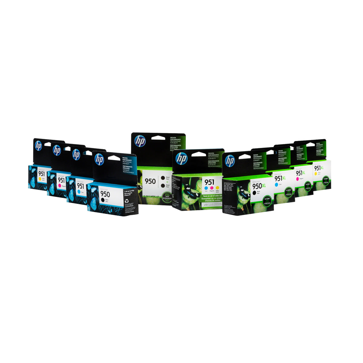 HP 950XL High Yield Black/951 Cyan/Magenta/Yellow 4-pack Original Ink Cartridges