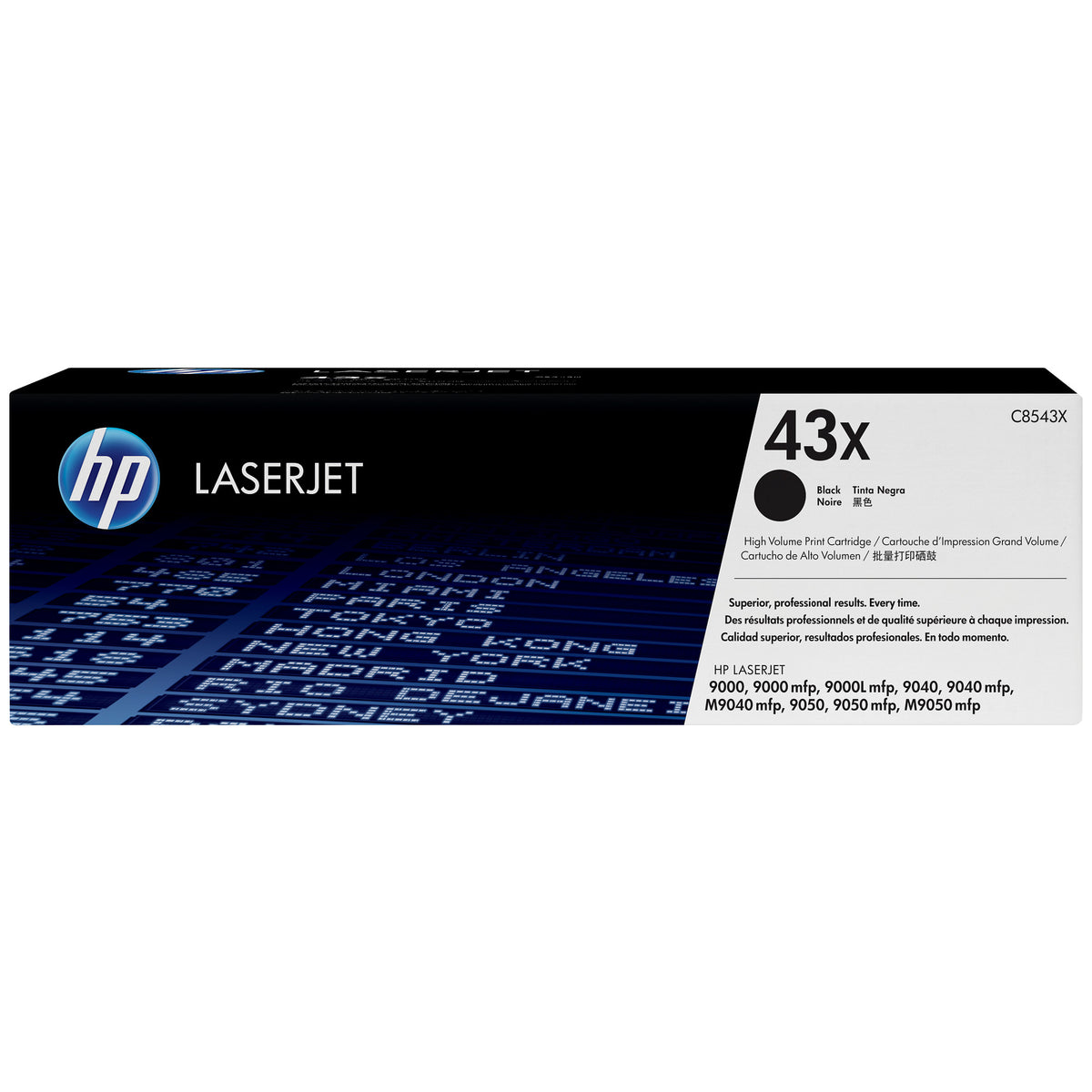HP 43X High Yield Black Original LaserJet Toner Cartridge