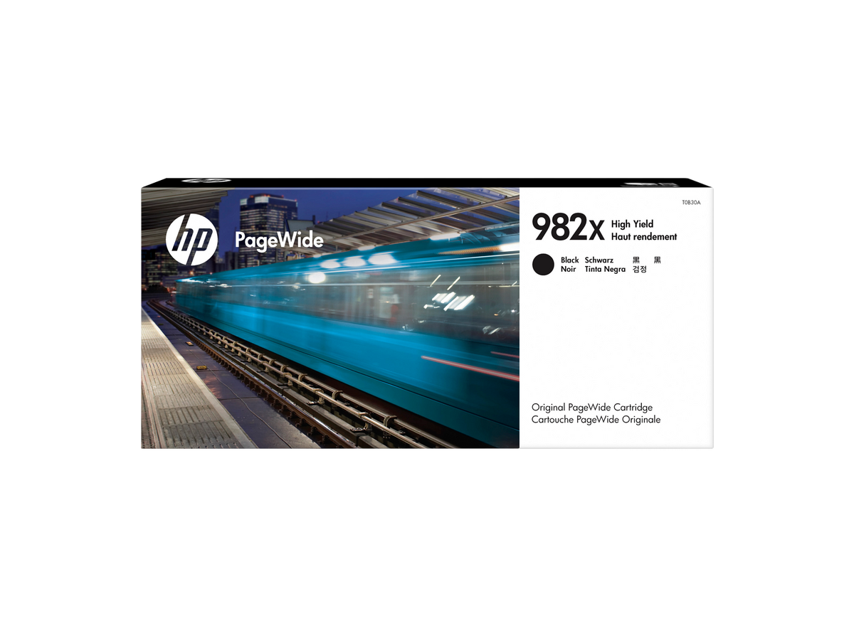 HP 982X High Yield Black Original PageWide Cartridge