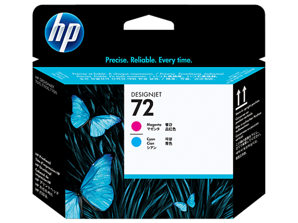HP 72 Magenta and Cyan DesignJet Printhead
