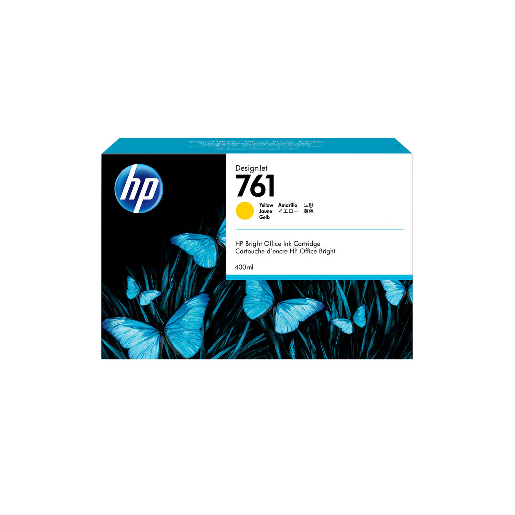 HP 761 400-ml Yellow DesignJet Ink Cartridge