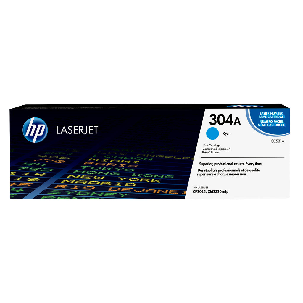 HP 304A Cyan Original LaserJet Toner Cartridge