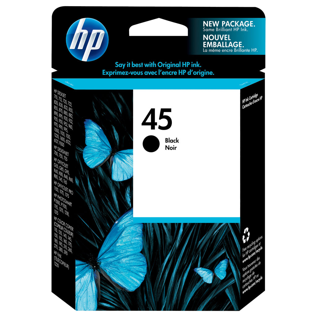 HP 45 Black Original Ink Cartridge