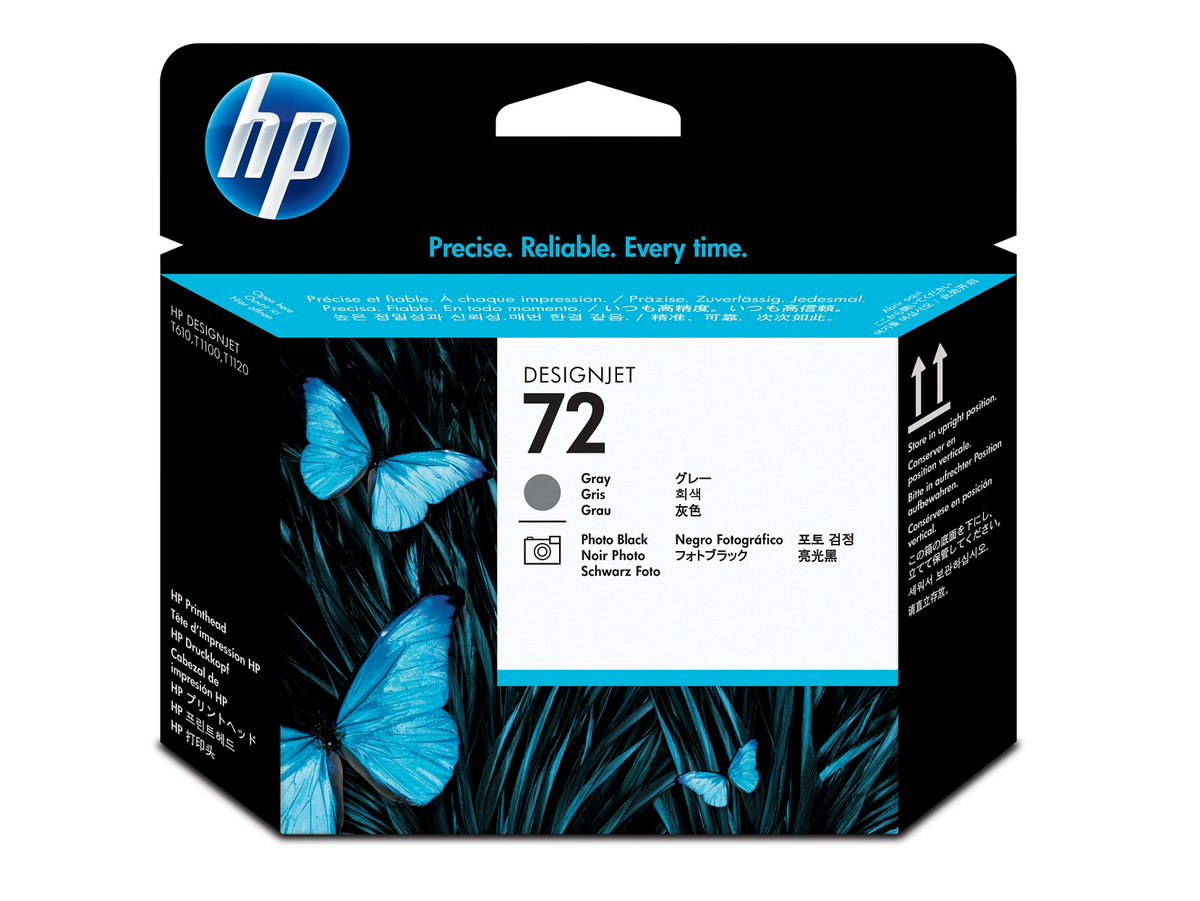 HP 72 Gray and Photo Black DesignJet Printhead