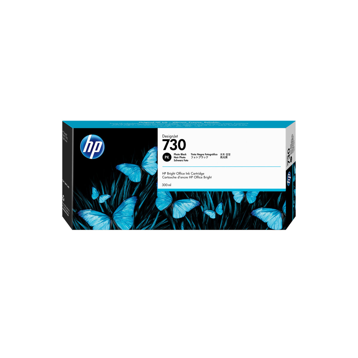 HP 730 300-ml Photo Black DesignJet Ink Cartridge