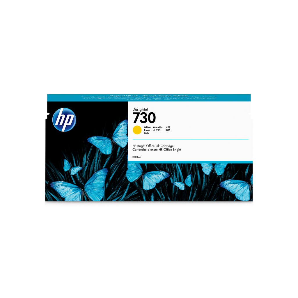 HP 730 300-ml Yellow DesignJet Ink Cartridge