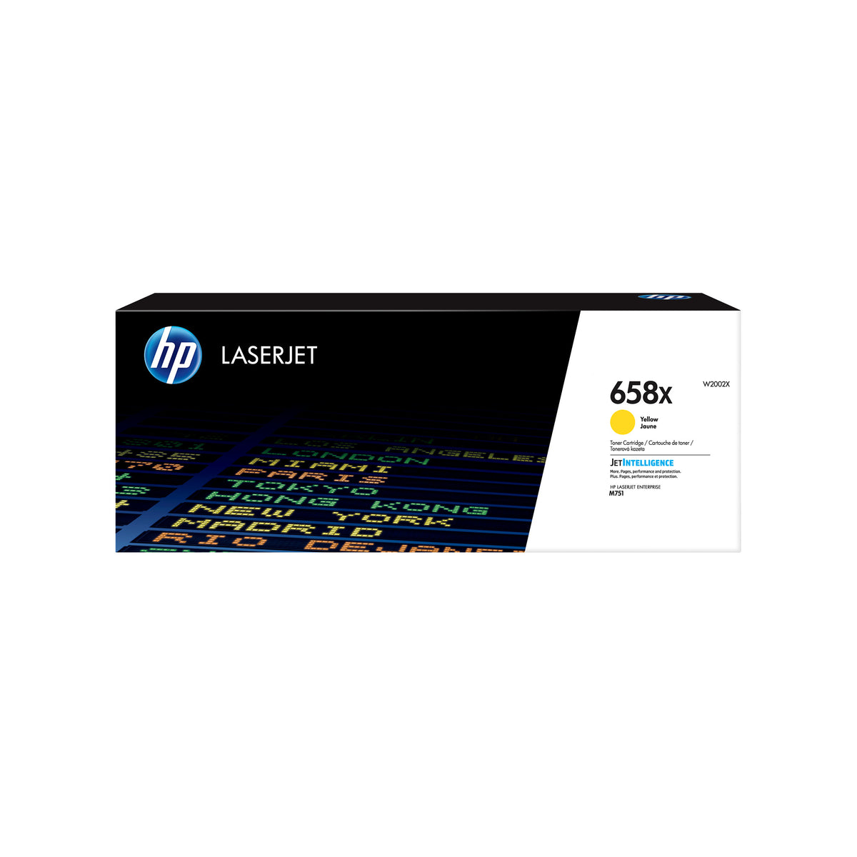 HP 658X High Yield Yellow Original LaserJet Toner Cartridge