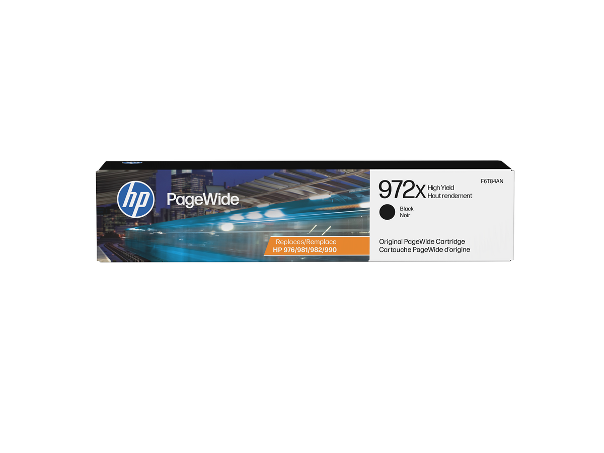 HP 972X High Yield Black Original PageWide Cartridge