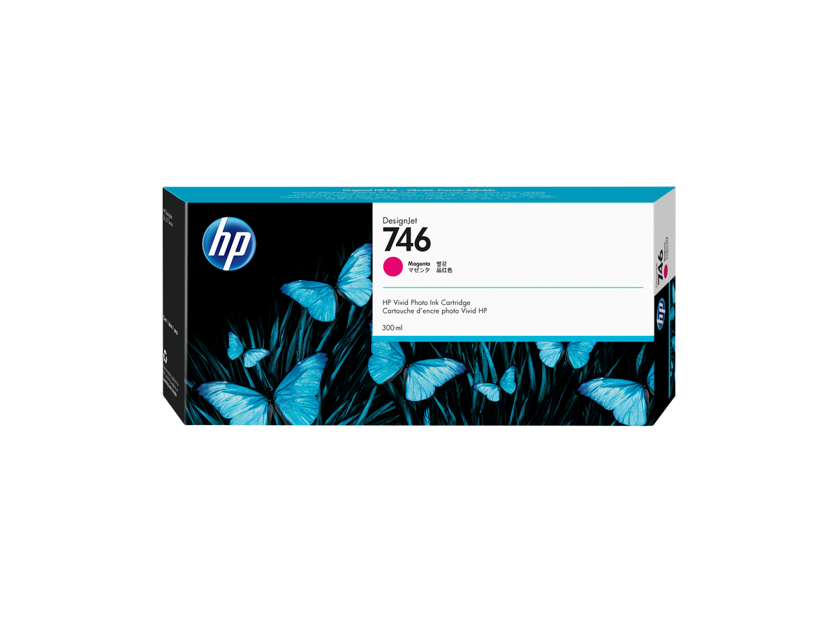 HP 746 300-ml Magenta DesignJet Ink Cartridge