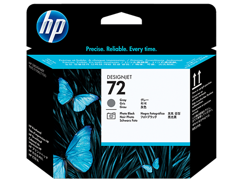 HP 72 Gray and Photo Black DesignJet Printhead