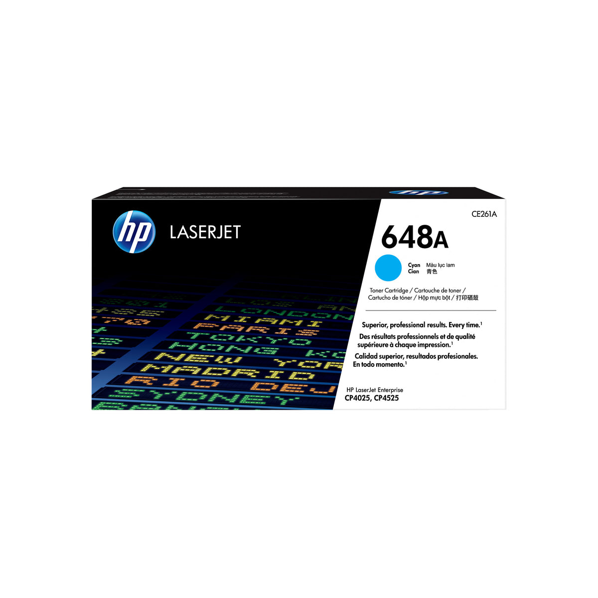 HP 648A Cyan Original LaserJet Toner Cartridge